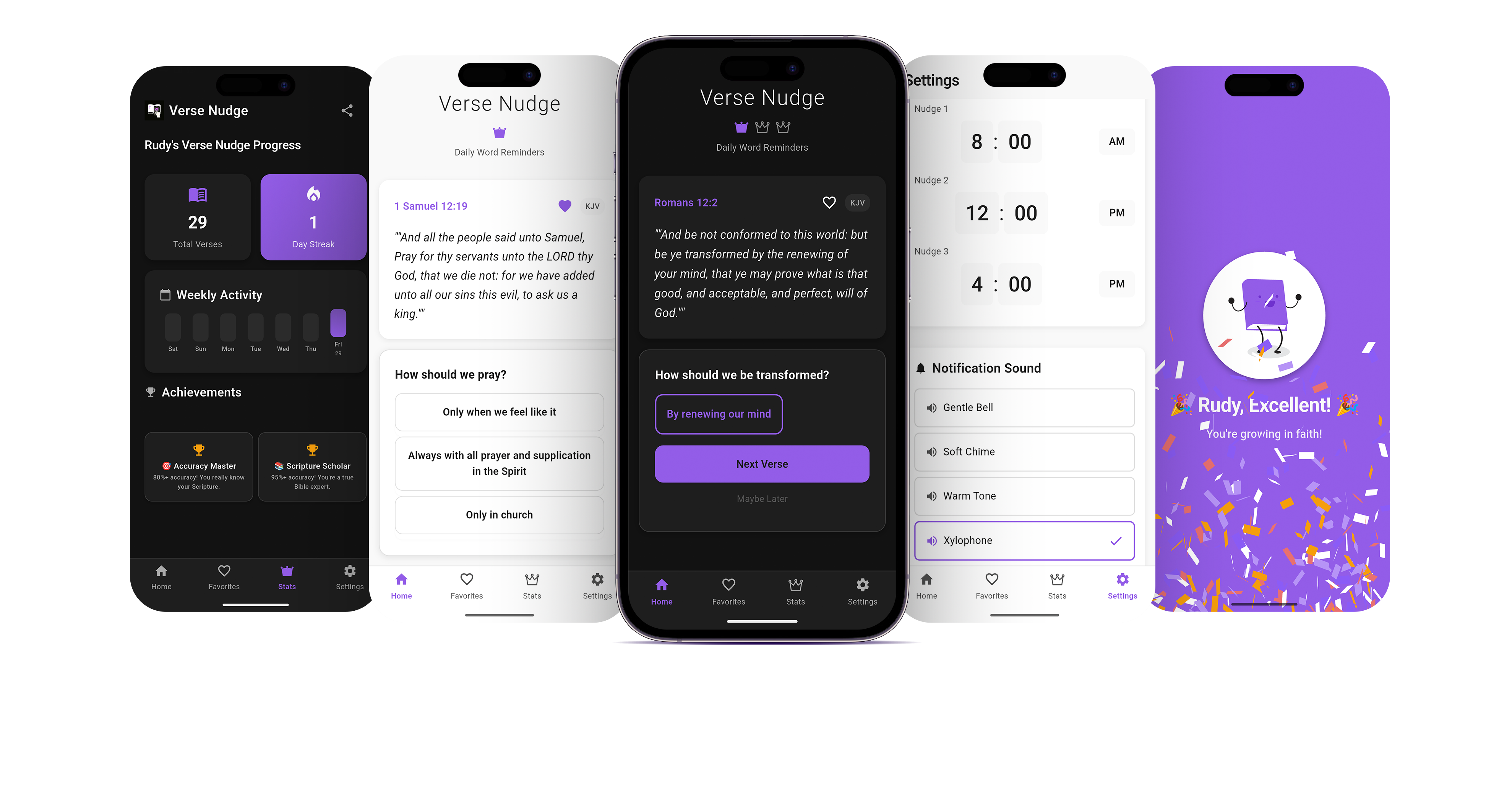 Verse Nudge App Preview